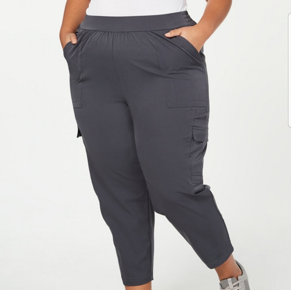 2 pair of Ideology Woven Cargo Pants Plus Size